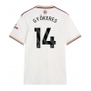 Camisa de Futebol Arsenal Viktor Gyokeres #14 Equipamento Alternativo 2025-26 Manga Curta